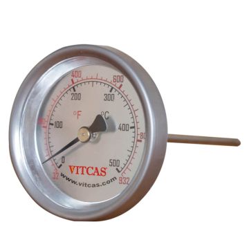 Termometr do pieca chlebowego z sondą - 0-500°C